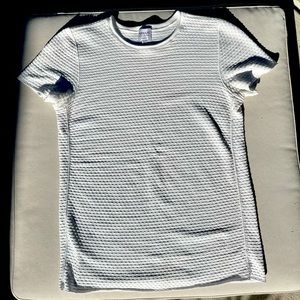 Armani Collezioni white dotted shirt